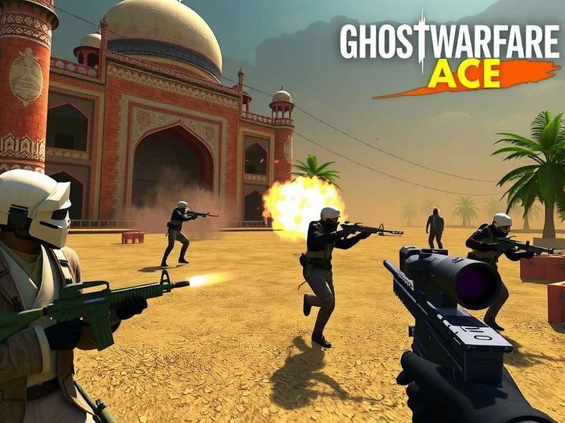 Ghost Warfare Ace Intense Gameplay Ghost Warfare Ace Gameplay showing team battle in an Indian-themed map
